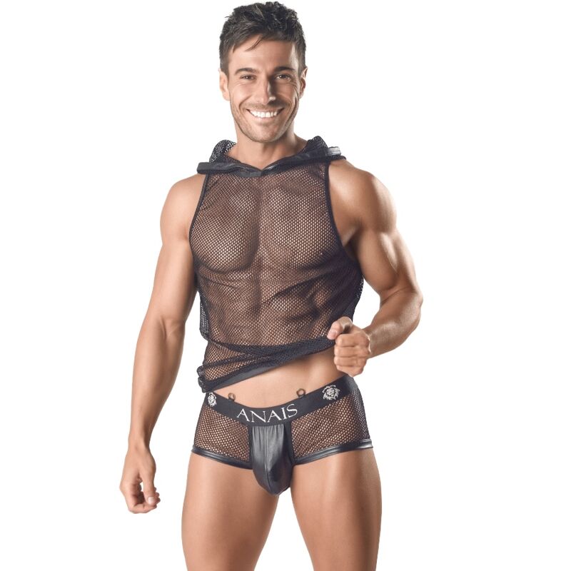 ANAIS MEN - ARES HOODED T - SHIRT XXXL - Kink&Play