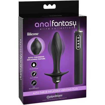 ANAL FANTASY ELITE COLLECTION - INFLATABLE PLUG & AUTO - THROB VIBRATOR - Kink&Play