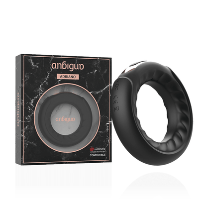ANBIGUO - ADRIANO VIBRATING RING COMPATIBLE WITH WATCHME WIRELESS TECHNOLOGY - Kink&Play