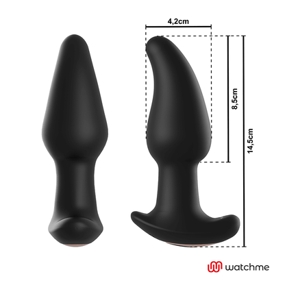 ANBIGUO - WATCHME REMOTE CONTROL ANAL PLUG VIBRATOR WITH ROTATION OF AMADEUS PEARLS - Kink&Play