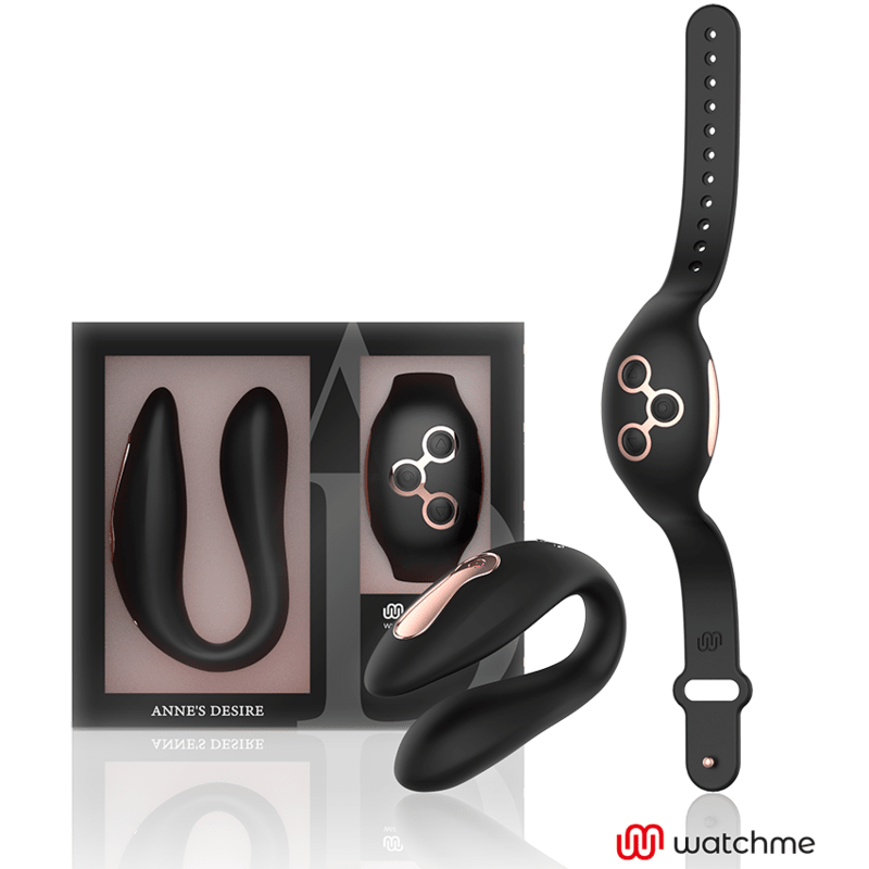 ANNE'S DESIRE - DUAL PLEASURE TECNOLOG A WATCHME BLACK/GOLD - Kink&Play