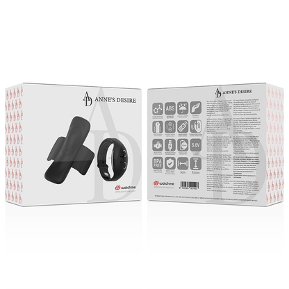 ANNE'S DESIRE - PANTY PLEASURE TECNOLOG A WATCHME BLACK - Kink&Play