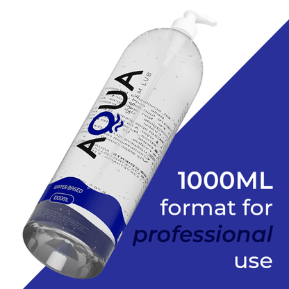 AQUA QUALITY - WATER BASED LUBRICANT 1000 ML - Kink&Play