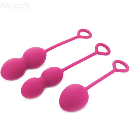 ARMONY - ANABIOSIS VAGINAL DUMBBELL 3 LEVELS BURGUNDY - Kink&Play