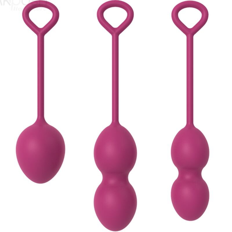 ARMONY - ANABIOSIS VAGINAL DUMBBELL 3 LEVELS BURGUNDY - Kink&Play