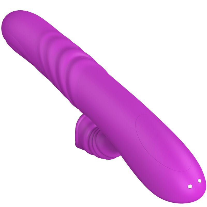 ARMONY - ANGELIA MULTIFUNCTION VIBRATOR WITH STIMULATING TONGUE VIOLET HEAT EFFECT - Kink&Play