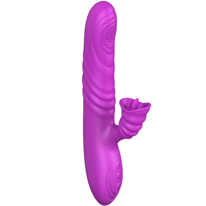 ARMONY - ANGELIA MULTIFUNCTION VIBRATOR WITH STIMULATING TONGUE VIOLET HEAT EFFECT - Kink&Play