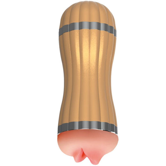 ARMONY - BEVIS DOUBLE MASTURBATOR VAGINA & MOUTH GOLDEN - Kink&Play