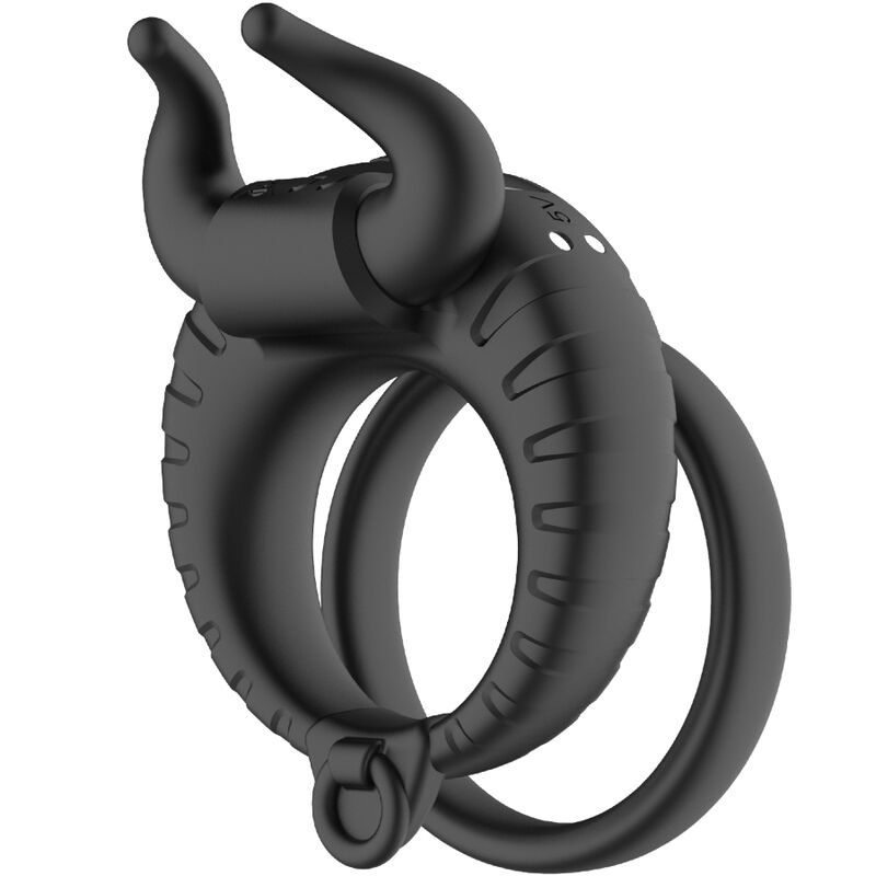 ARMONY - BULL'S PASION RING VIBRATOR 10 SPEEDS BLACK - Kink&Play