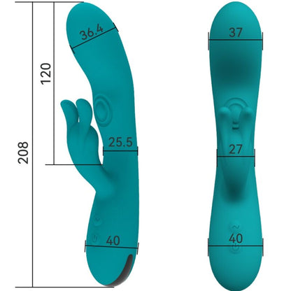 ARMONY - DANCING BUNNY VIBRATOR RABBIT 10 SPEEDS GREEN - Kink&Play