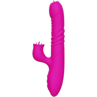 ARMONY - FANNY MULTIFUNCTION DOUBLE TONGUE VIBRATOR FUCHSIA HEAT EFFECT - Kink&Play