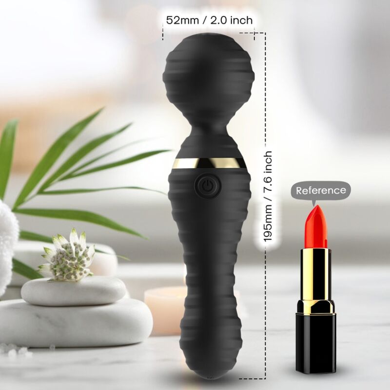 ARMONY - FREEDO MASSAGER & VIBRATOR SMALL BLACK - Kink&Play