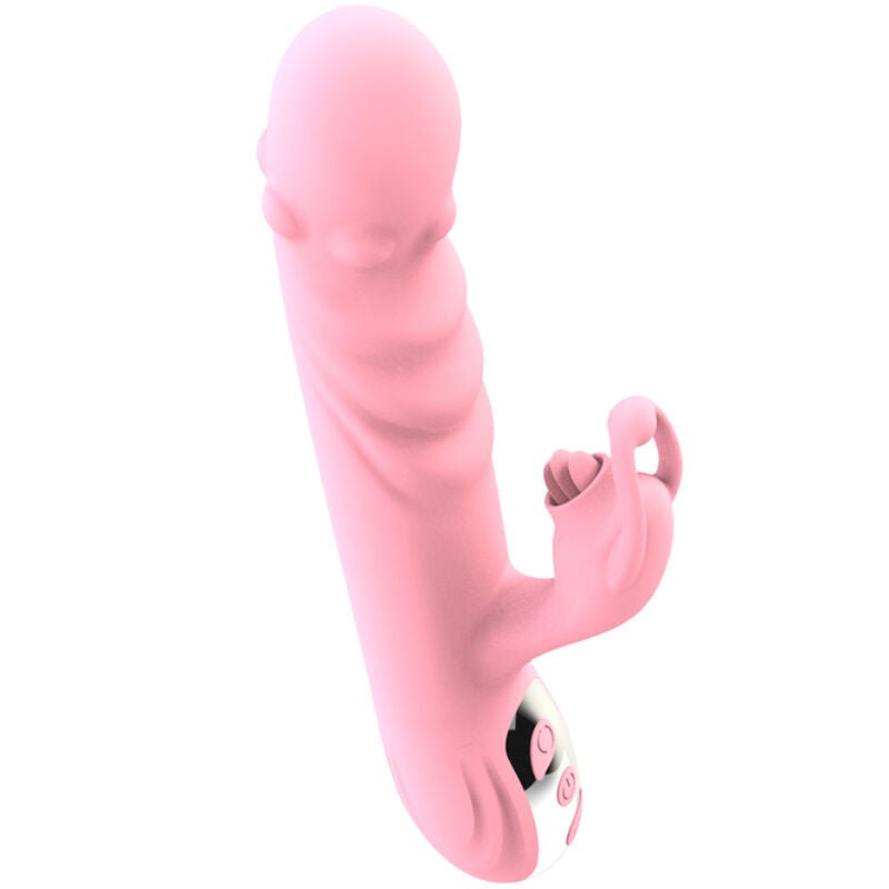 ARMONY - FULLY TONGUE VIBRATOR WITH STIMULATING TONGUE PINK HEAT EFFECT - Kink&Play