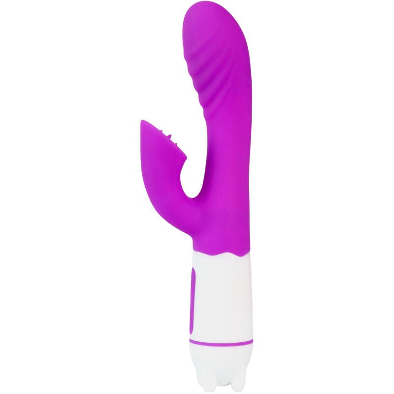 ARMONY - HAPPY VIBRATOR & STIMULATOR WITH VIOLET RECHARGEABLE TONGUE - Kink&Play