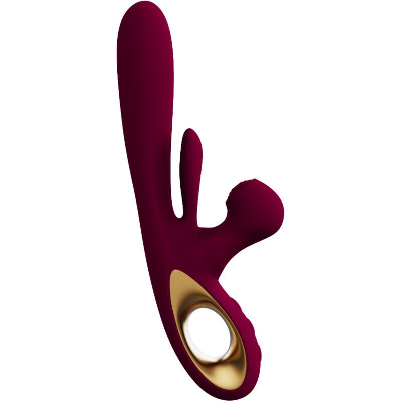 ARMONY - IMPACT SWING VIBRATOR & DUAL STIMULATOR MODEL 1 BURGUNDY - Kink&Play