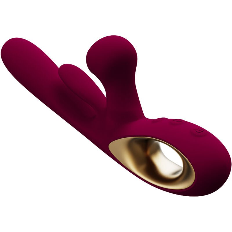 ARMONY - IMPACT SWING VIBRATOR & DUAL STIMULATOR MODEL 1 BURGUNDY - Kink&Play