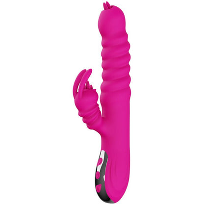 ARMONY - RABBIT DOUBLE TONGUE MULTIFUNCTION VIBRATOR FUCHSIA HEAT EFFECT - Kink&Play