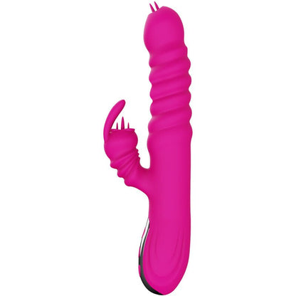 ARMONY - RABBIT DOUBLE TONGUE MULTIFUNCTION VIBRATOR FUCHSIA HEAT EFFECT - Kink&Play