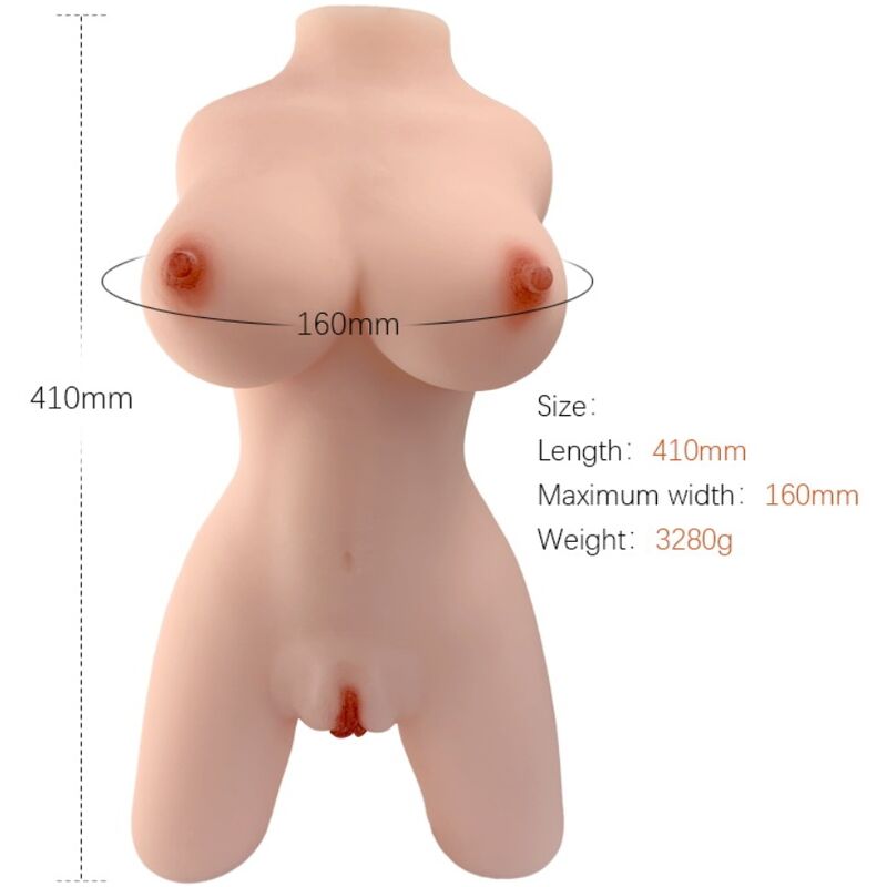 ARMONY - REALISTIC FEMALE TORSO MODEL 4 - Kink&Play