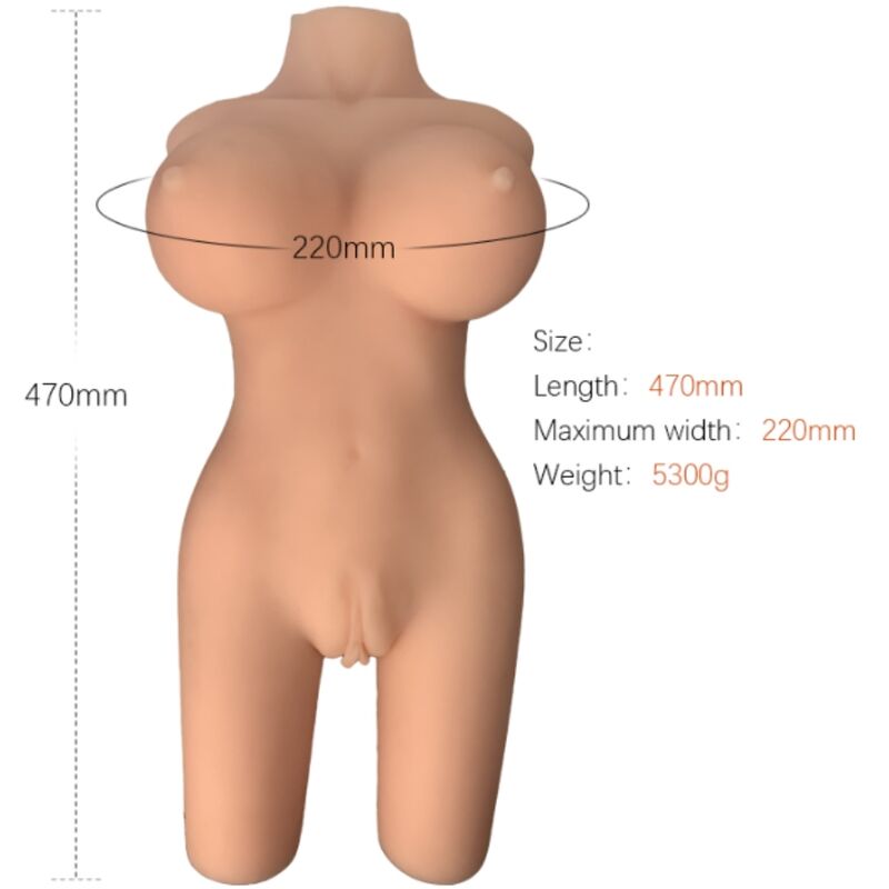 ARMONY - REALISTIC FEMALE TORSO MODEL 6 - Kink&Play