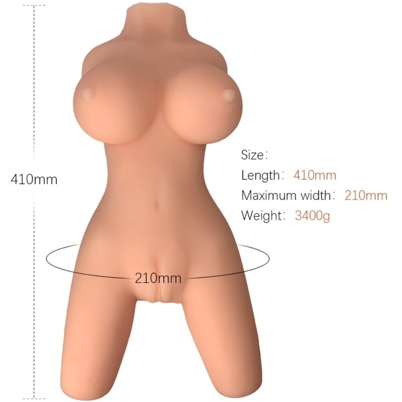 ARMONY - REALISTIC FEMALE TORSO MODEL 8 - Kink&Play