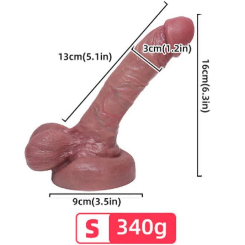 ARMONY - REALISTIC LIQUID SILICONE DILDO 13 CM - Kink&Play
