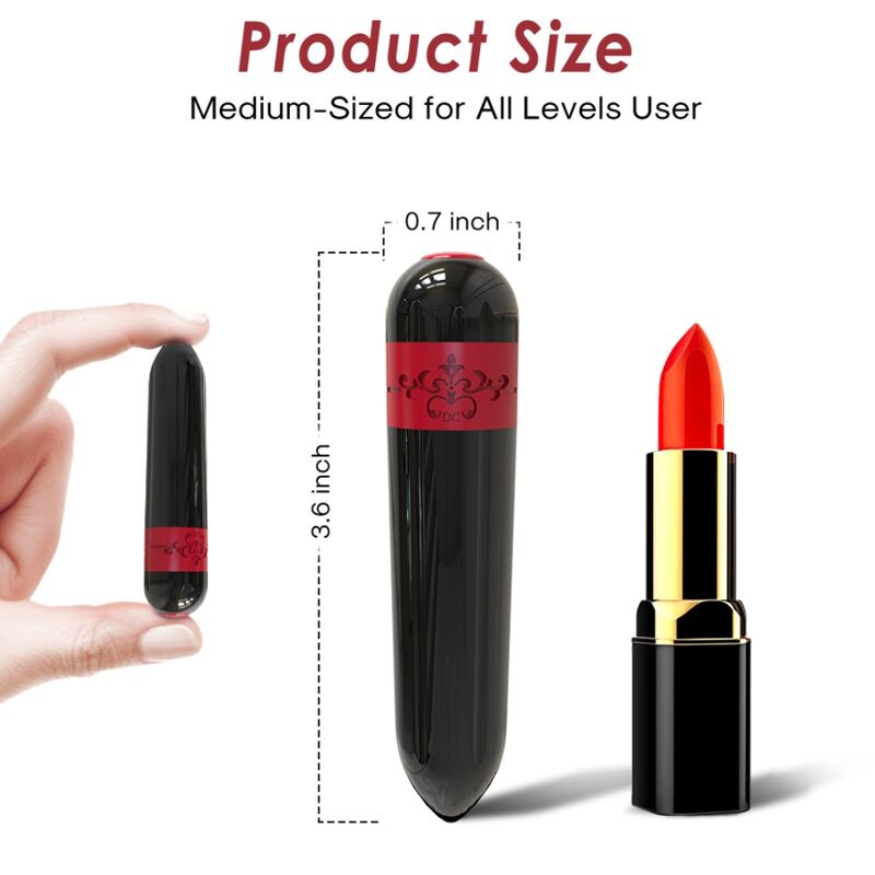 ARMONY - ROCKET VIBRATOR BULLET REMOTE CONTROL BLACK - Kink&Play