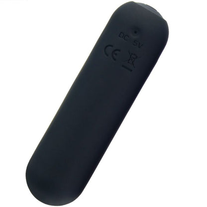 ARMONY - SPLASH HAHA VIBRATOR BULLET SILICONE 10 VIBRATIONS 75 X 19 CM BLACK - Kink&Play