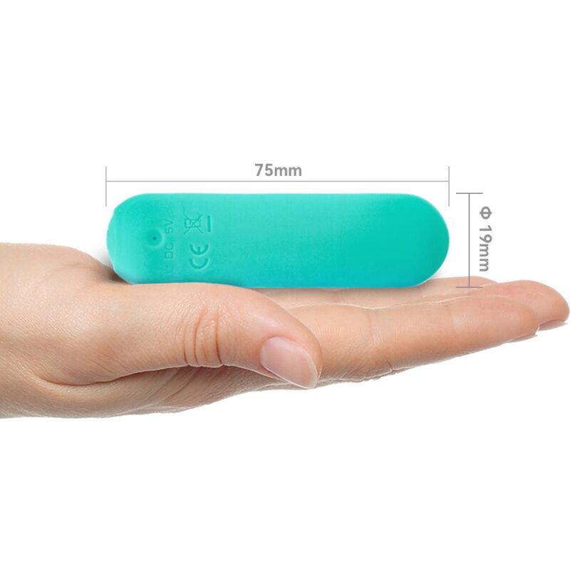 ARMONY - SPLASH HAHA VIBRATOR BULLET SILICONE 10 VIBRATIONS 75 X 19 CM GREEN - Kink&Play