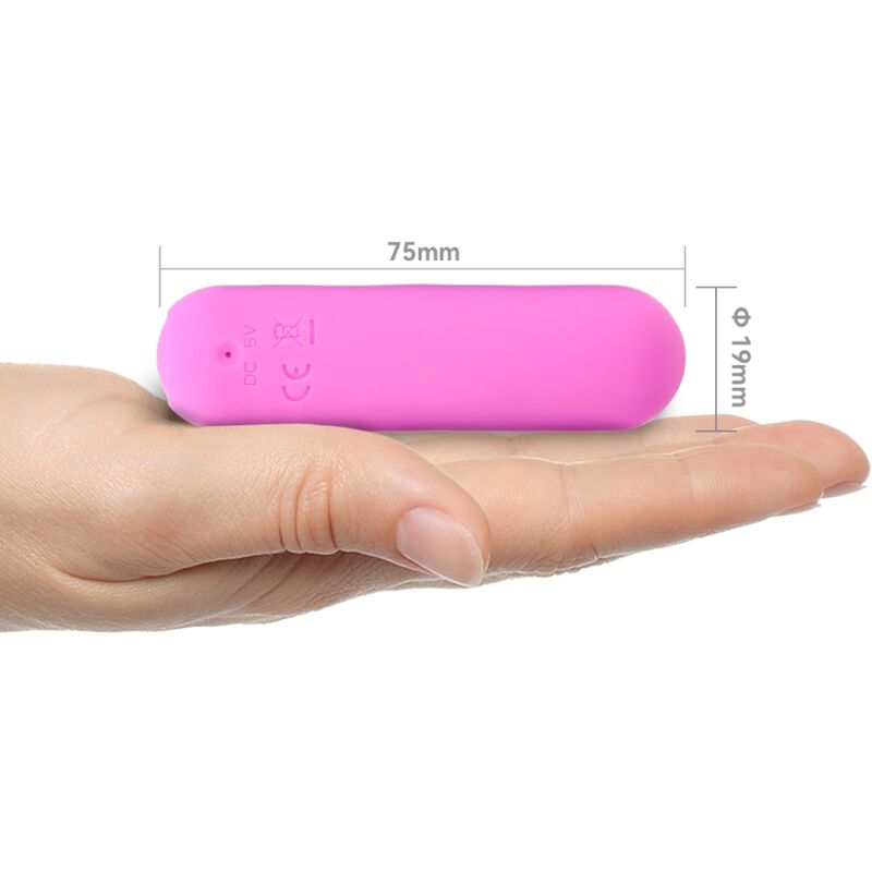 ARMONY - SPLASH HAHA VIBRATOR BULLET SILICONE 10 VIBRATIONS 75 X 19 CM PINK - Kink&Play