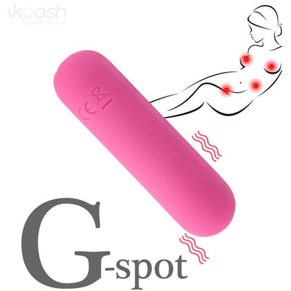 ARMONY - SPLASH HAHA VIBRATOR BULLET SILICONE 10 VIBRATIONS 75 X 19 CM PINK - Kink&Play