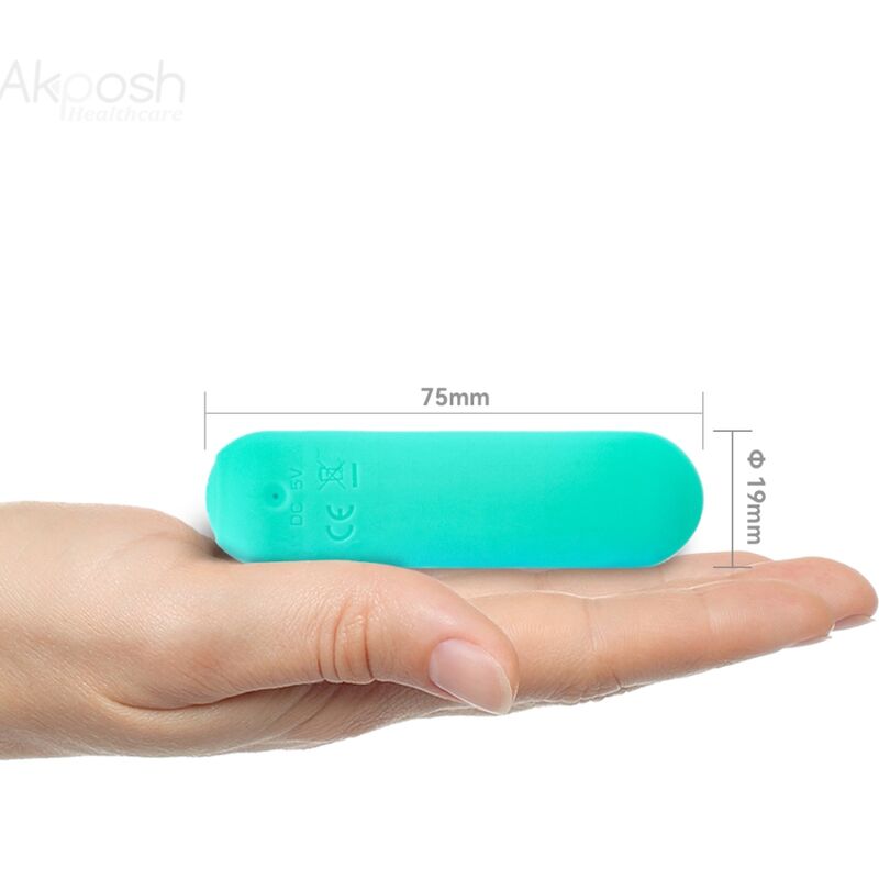 ARMONY - SPLASH JOIE VIBRATOR BULLET SILICONE REMOTE CONTROL 10 VIBRATIONS 75 X 19 CM GREEN - Kink&Play