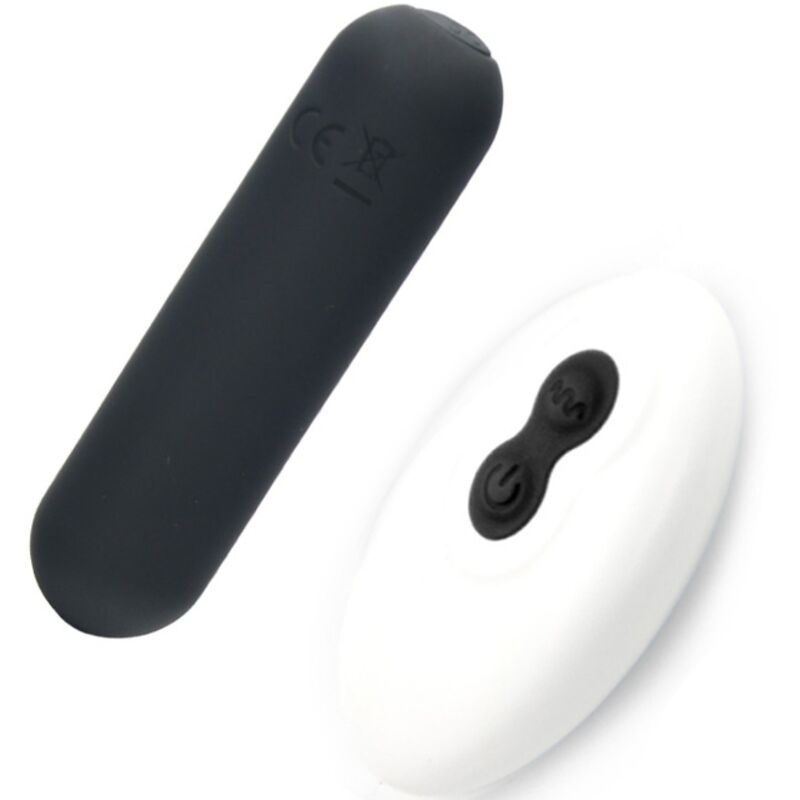 ARMONY - SPLASH JOLINE VIBRATOR BULLET SILICONE REMOTE CONTROL 10 VIBRATIONS 65 X 15 CM BLACK - Kink&Play