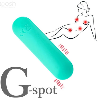 ARMONY - SPLASH JOLINE VIBRATOR BULLET SILICONE REMOTE CONTROL 10 VIBRATIONS 65 X 15 CM GREEN - Kink&Play