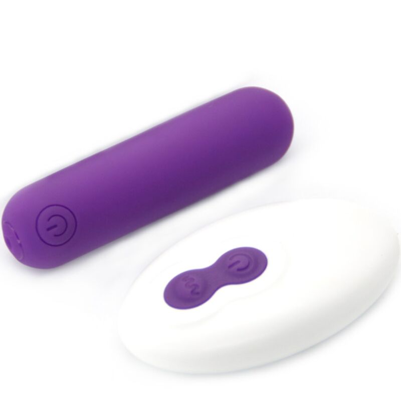 ARMONY - SPLASH JOLINE VIBRATOR BULLET SILICONE REMOTE CONTROL 10 VIBRATIONS 6.5 X 1.5 CM PURPLE - Kink&Play