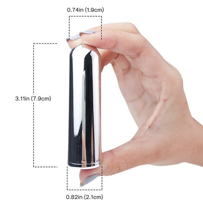 ARMONY - VIBRATOR BULLET SILVER 2.1 CM X 7.9 CM - Kink&Play