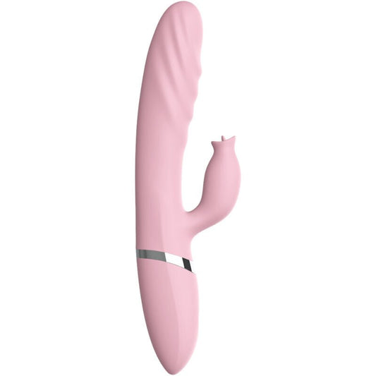ARMONY - VIBRATOR & THRUSTING WITH PINK HEAT EFFECT TONGUE - Kink&Play