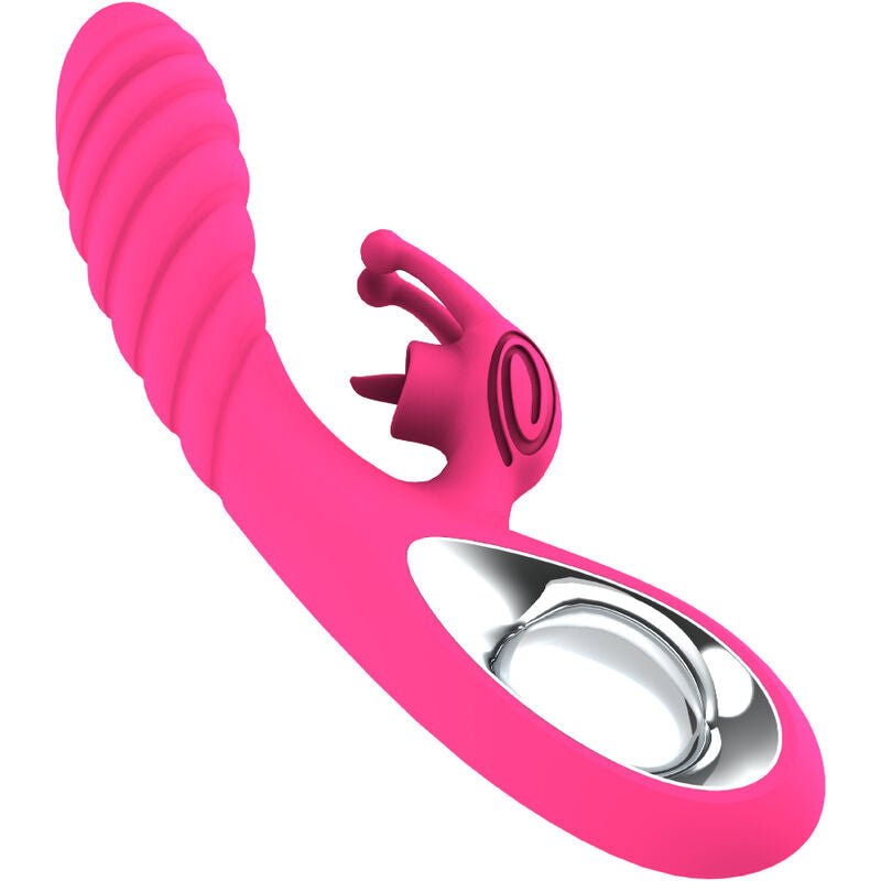 ARMONY - VICKY RABBIT VIBRATOR WITH FUCHSIA PULL RING TONGUE - Kink&Play
