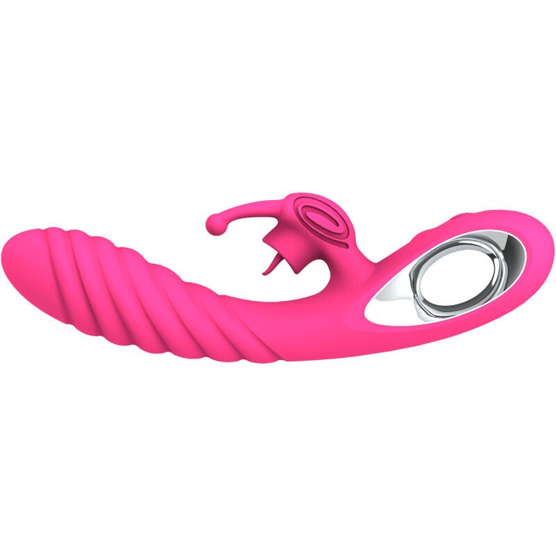 ARMONY - VICKY RABBIT VIBRATOR WITH FUCHSIA PULL RING TONGUE - Kink&Play
