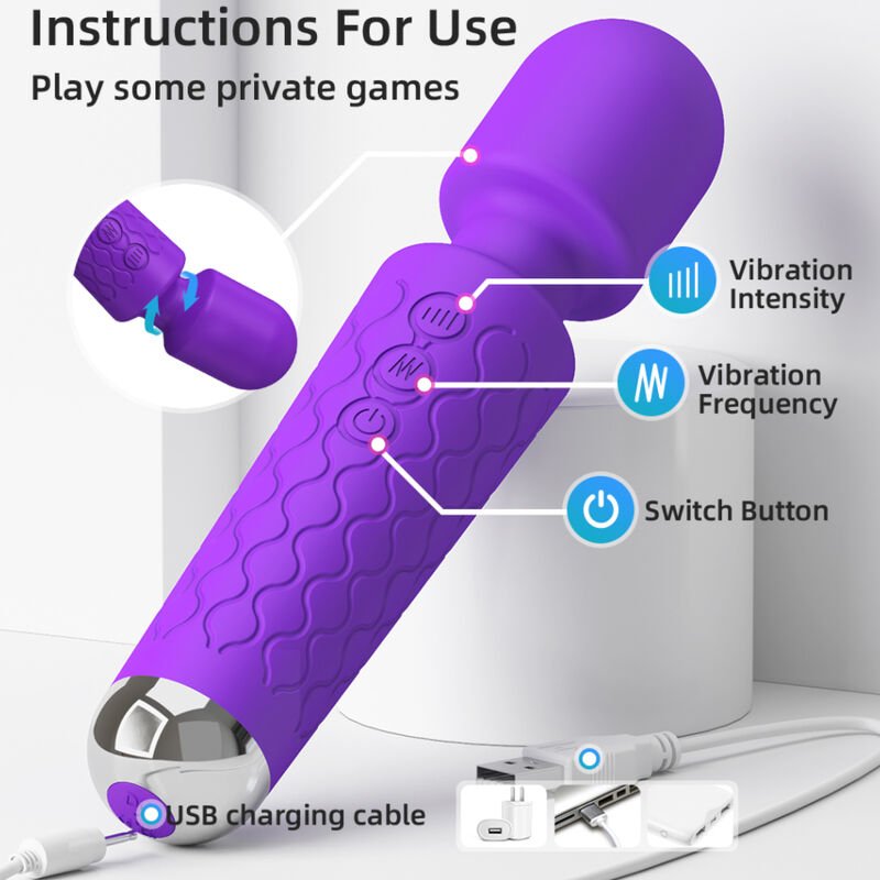 ARMONY - VIOLET MASSAGER & VIBRATOR - Kink&Play