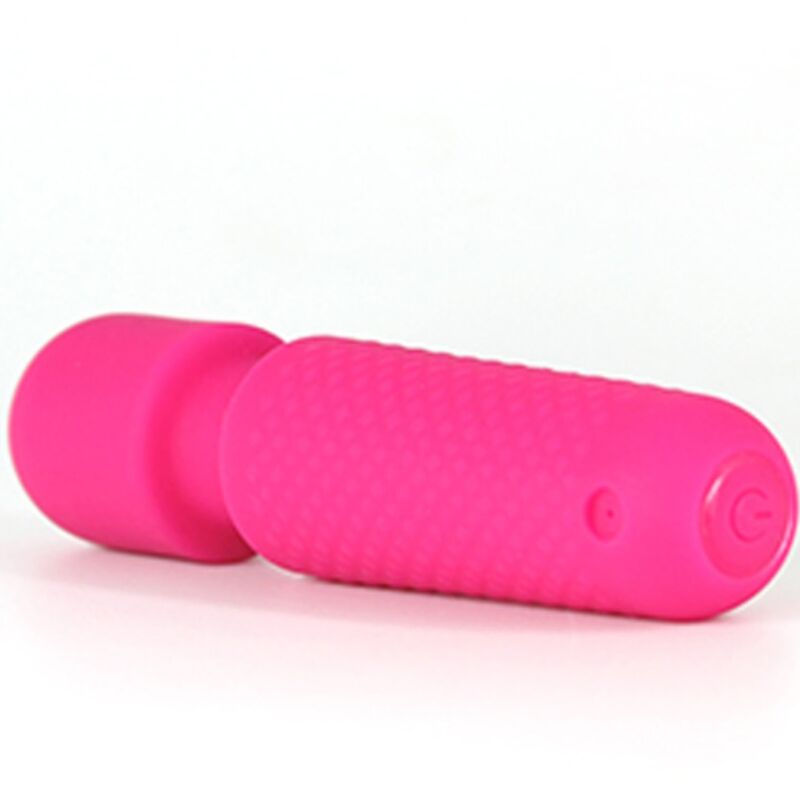 ARMONY - YOUR MAGIC MASSAGER & VIBRATOR RECHARGEABLE 10 VIBRATIONS WAND DOTS PINK - Kink&Play