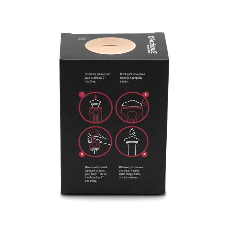 AUTOBLOW - 2+ MOUTH SLEEVE SIZE B - Kink&Play
