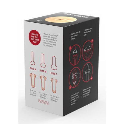 AUTOBLOW - 2+ VAGINA SLEEVE SIZE B - Kink&Play