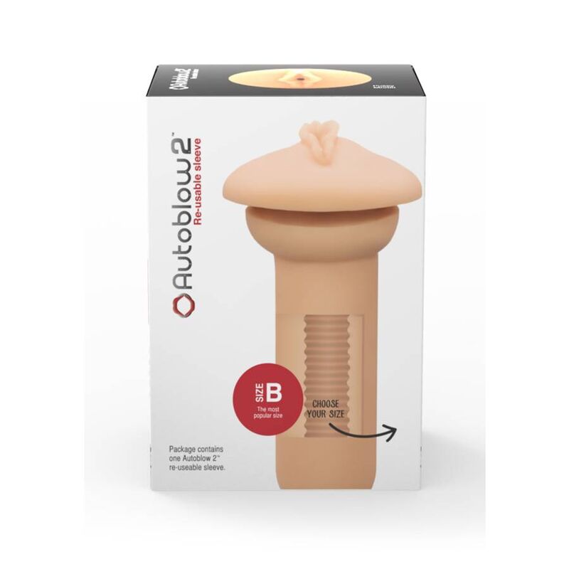 AUTOBLOW - 2+ VAGINA SLEEVE SIZE B - Kink&Play