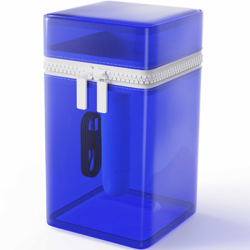 B SWISH - BCUTE CURVE INFINITE CLASSIC LIMITED EDITION BLUE SILICONE RECHARGEABLE VIBRATOR - Kink&Play