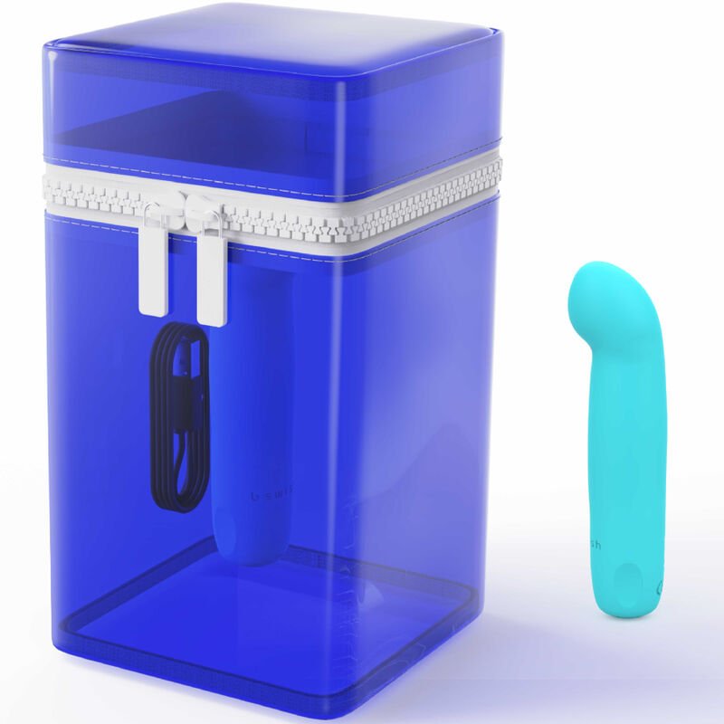 B SWISH - BCUTE CURVE INFINITE CLASSIC LIMITED EDITION BLUE SILICONE RECHARGEABLE VIBRATOR - Kink&Play