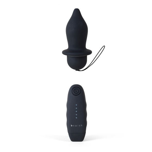 B SWISH - BFILLED CLASSIC VIBRATING PLUG BLACK - Kink&Play