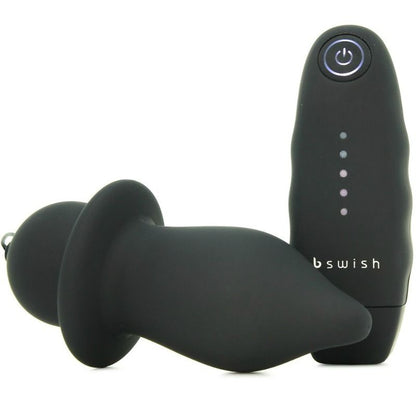 B SWISH - BFILLED CLASSIC VIBRATING PLUG BLACK - Kink&Play