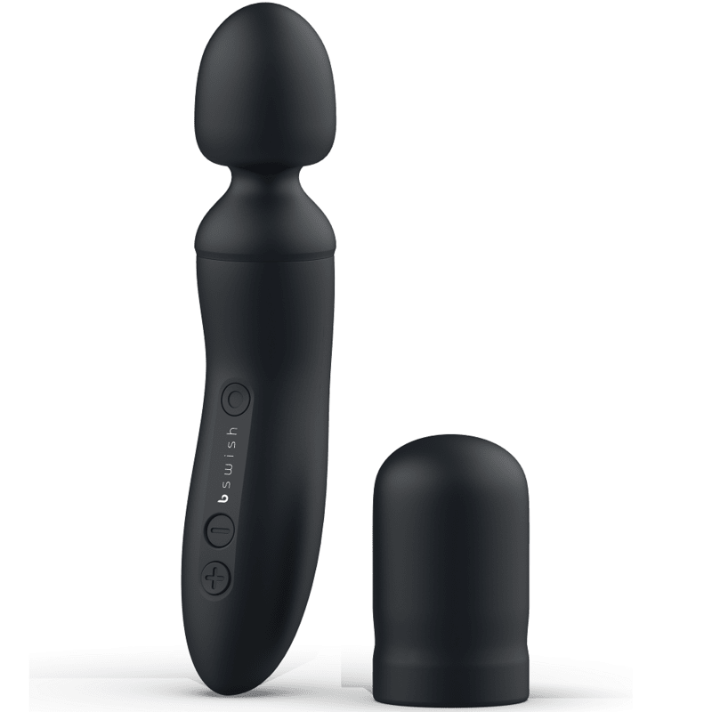 B SWISH - BTHRILLED VIBRATOR WAND PREMIUM BLACK - Kink&Play
