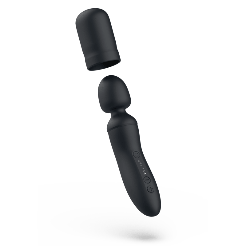 B SWISH - BTHRILLED VIBRATOR WAND PREMIUM BLACK - Kink&Play